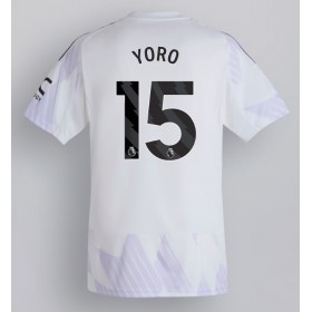 Manchester United Leny Yoro #15 Borta Kläder 2025-26 Kortärmad